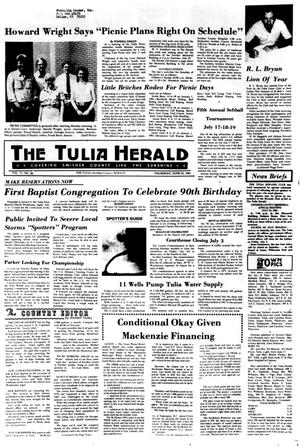 The Tulia Herald (Tulia, Tex.), Vol. 73, No. 26, Ed. 1 Thursday, June 25, 1981