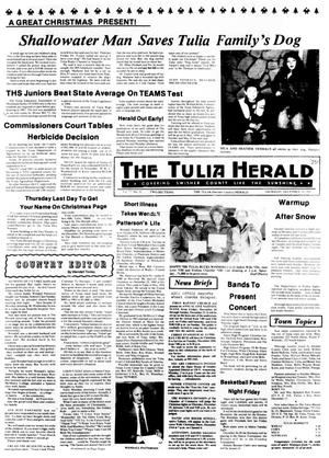 The Tulia Herald (Tulia, Tex.), Vol. 77, No. 51, Ed. 1 Thursday, December 19, 1985
