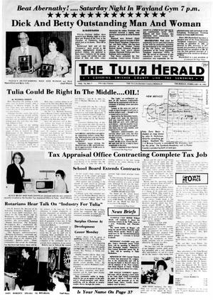 Primary view of object titled 'The Tulia Herald (Tulia, Tex.), Vol. 74, No. 7, Ed. 1 Thursday, February 18, 1982'.