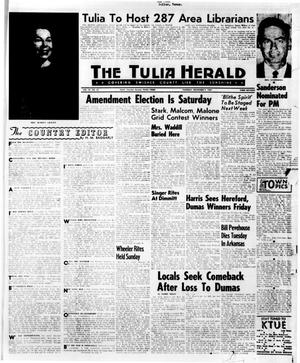 Primary view of object titled 'The Tulia Herald (Tulia, Tex.), Vol. 59, No. 45, Ed. 1 Thursday, November 9, 1967'.