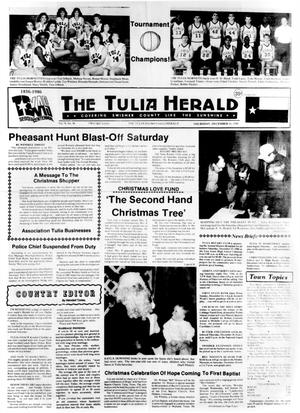 Primary view of object titled 'The Tulia Herald (Tulia, Tex.), Vol. 78, No. 50, Ed. 1 Thursday, December 11, 1986'.