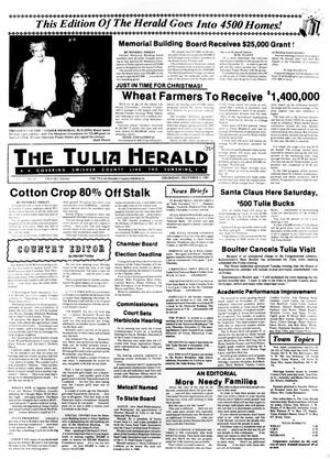 The Tulia Herald (Tulia, Tex.), Vol. 77, No. 49, Ed. 1 Thursday, December 5, 1985