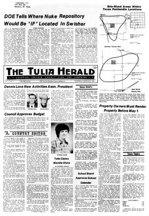 The Tulia Herald (Tulia, Tex.), Vol. 76, No. 12, Ed. 1 Thursday, March 22, 1984