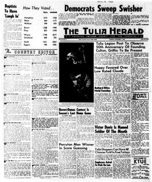 The Tulia Herald (Tulia, Tex.), Vol. 60, No. 45, Ed. 1 Thursday, November 7, 1968