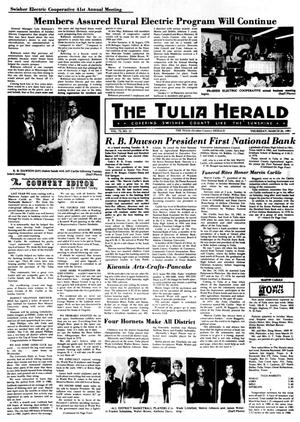 The Tulia Herald (Tulia, Tex.), Vol. 73, No. 13, Ed. 1 Thursday, March 26, 1981