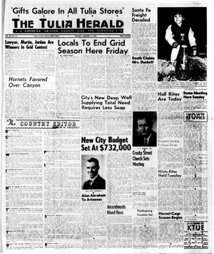 The Tulia Herald (Tulia, Tex.), Vol. 59, No. 46, Ed. 1 Thursday, November 16, 1967