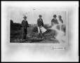 Thumbnail image of item number 1 in: 'Howard Merry, D. M. Mathews, and V. C. Perini, Jr. at Matthews Ranch'.