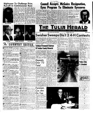 The Tulia Herald (Tulia, Tex.), Vol. 66, No. 19, Ed. 1 Thursday, May 9, 1974