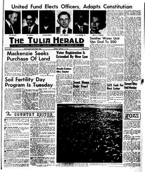 Primary view of object titled 'The Tulia Herald (Tulia, Tex.), Vol. 63, No. 6, Ed. 1 Thursday, February 11, 1971'.