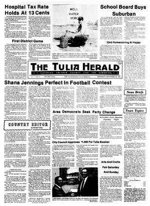 The Tulia Herald (Tulia, Tex.), Vol. 77, No. 39, Ed. 1 Thursday, September 26, 1985