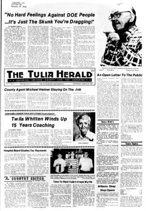The Tulia Herald (Tulia, Tex.), Vol. 76, No. 13, Ed. 1 Thursday, March 29, 1984