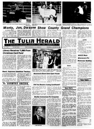 The Tulia Herald (Tulia, Tex.), Vol. 76, No. 3, Ed. 1 Thursday, January 19, 1984