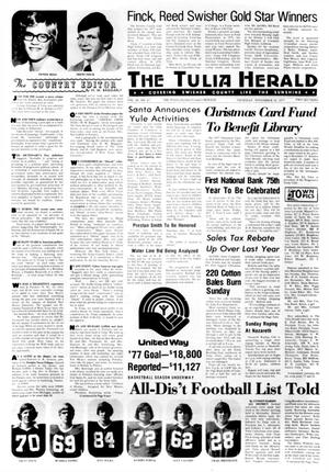 The Tulia Herald (Tulia, Tex.), Vol. 69, No. 47, Ed. 1 Thursday, November 24, 1977