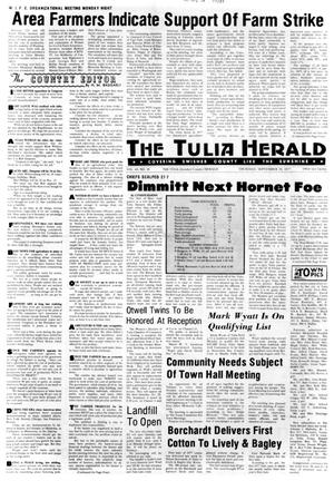 The Tulia Herald (Tulia, Tex.), Vol. 69, No. 39, Ed. 1 Thursday, September 29, 1977