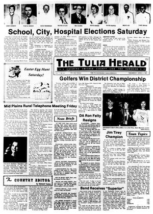 The Tulia Herald (Tulia, Tex.), Vol. 77, No. 14, Ed. 1 Thursday, April 4, 1985