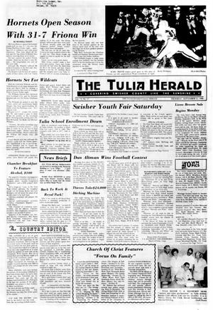 Primary view of object titled 'The Tulia Herald (Tulia, Tex.), Vol. 72, No. 37, Ed. 1 Thursday, September 11, 1980'.