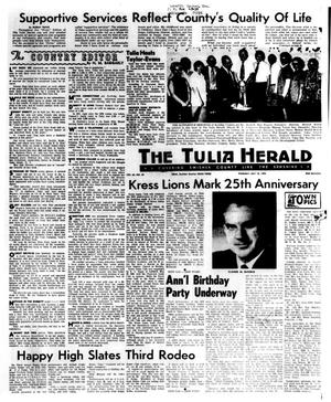 The Tulia Herald (Tulia, Tex.), Vol. 66, No. 29, Ed. 1 Thursday, July 18, 1974