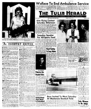 Primary view of object titled 'The Tulia Herald (Tulia, Tex.), Vol. 66, No. 17, Ed. 1 Thursday, April 25, 1974'.