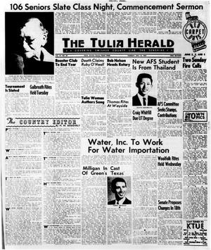 The Tulia Herald (Tulia, Tex.), Vol. 59, No. 20, Ed. 1 Thursday, May 18, 1967