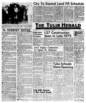 The Tulia Herald (Tulia, Tex.), Vol. 66, No. 32, Ed. 1 Thursday, August 8, 1974