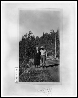 V.C. Perini Jr. and Emma Perini on Mountain Trail