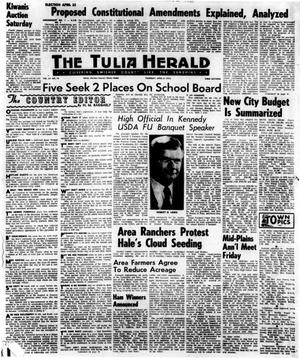 Primary view of object titled 'The Tulia Herald (Tulia, Tex.), Vol. 67, No. 14, Ed. 1 Thursday, April 3, 1975'.