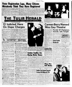 Primary view of object titled 'The Tulia Herald (Tulia, Tex.), Vol. 63, No. 3, Ed. 1 Thursday, January 20, 1972'.
