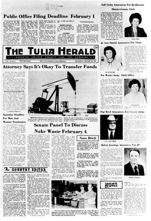 Primary view of object titled 'The Tulia Herald (Tulia, Tex.), Vol. 74, No. 4, Ed. 1 Thursday, January 28, 1982'.