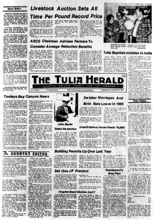Primary view of object titled 'The Tulia Herald (Tulia, Tex.), Vol. 76, No. 4, Ed. 1 Thursday, January 26, 1984'.