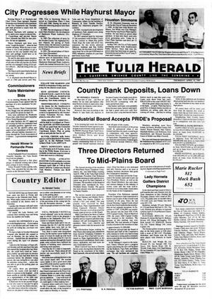 The Tulia Herald (Tulia, Tex.), Vol. 80, No. 15, Ed. 1 Thursday, April 14, 1988