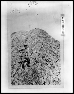 Primary view of object titled 'Man on Cliffside'.