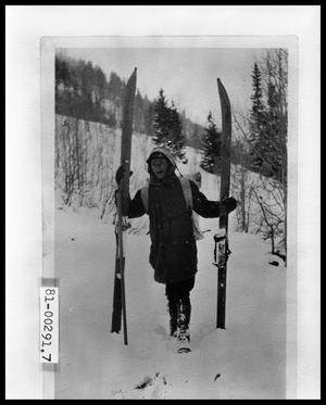 Man with Skis