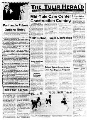 The Tulia Herald (Tulia, Tex.), Vol. 79, No. 34, Ed. 1 Thursday, August 20, 1987