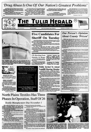 Primary view of object titled 'The Tulia Herald (Tulia, Tex.), Vol. 83, No. 43, Ed. 1 Thursday, October 24, 1991'.