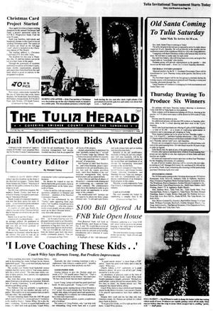 Primary view of object titled 'The Tulia Herald (Tulia, Tex.), Vol. 80, No. 48, Ed. 1 Thursday, December 1, 1988'.