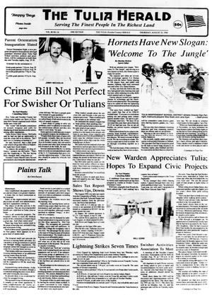 The Tulia Herald (Tulia, Tex.), Vol. 86, No. 34, Ed. 1 Thursday, August 25, 1994