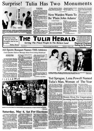 The Tulia Herald (Tulia, Tex.), Vol. 87, No. 17, Ed. 1 Thursday, April 27, 1995