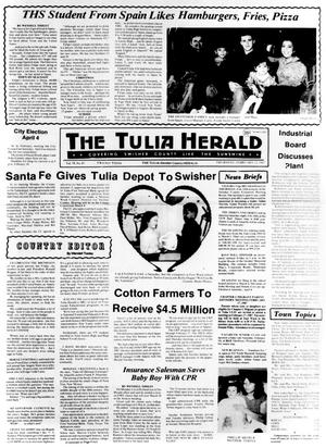 The Tulia Herald (Tulia, Tex.), Vol. 79, No. 7, Ed. 1 Thursday, February 12, 1987