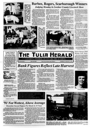 Primary view of object titled 'The Tulia Herald (Tulia, Tex.), Vol. 84, No. 3, Ed. 1 Thursday, January 16, 1992'.