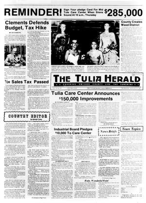 The Tulia Herald (Tulia, Tex.), Vol. 79, No. 33, Ed. 1 Thursday, August 13, 1987