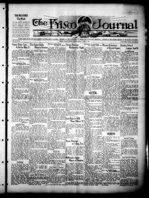 Primary view of object titled 'The Frisco Journal (Frisco, Tex.), Vol. 27, No. 8, Ed. 1 Friday, April 6, 1928'.