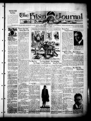 Primary view of object titled 'The Frisco Journal (Frisco, Tex.), Vol. 27, No. 4, Ed. 1 Friday, March 9, 1928'.