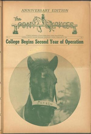 Primary view of object titled 'The Pony Express (Carthage, Tex.), Vol. 1, No. 7, Ed. 1 Wednesday, February 9, 1949'.
