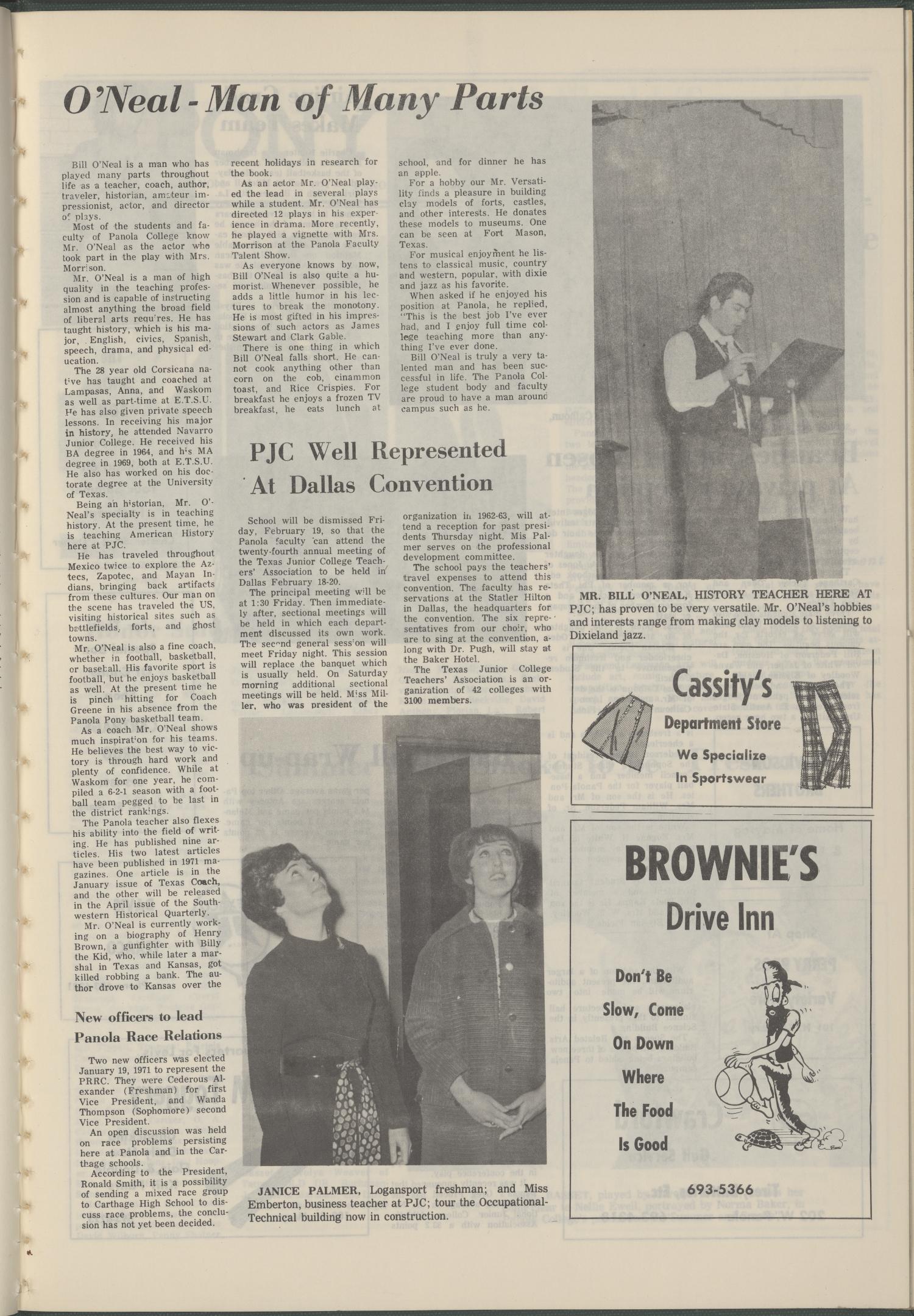 The Pony Express (Carthage, Tex.), Vol. 22, No. 5, Ed. 1 Thursday, February 18, 1971
                                                
                                                    [Sequence #]: 3 of 4
                                                