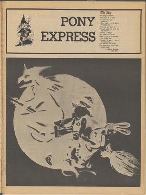 The Pony Express (Carthage, Tex.), Ed. 1 Monday, October 30, 1972