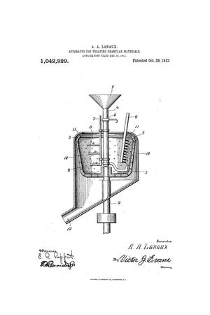 Primary view of object titled 'Apparatus for Treating Granular Materials'.