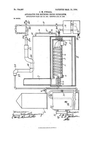 Primary view of object titled 'Apparatus For Refining Crude Petroleum'.