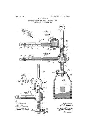 Primary view of object titled 'Double-Screw Swivel Lifting-Jack.'.