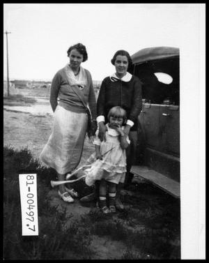 Primary view of object titled '1930s Two Women and Child'.