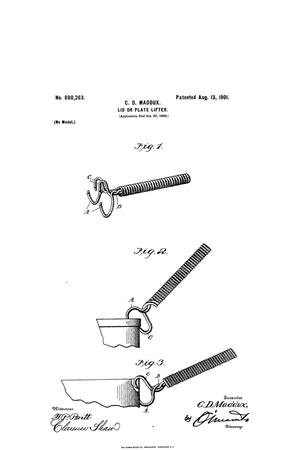 Lid or Plate LIfter